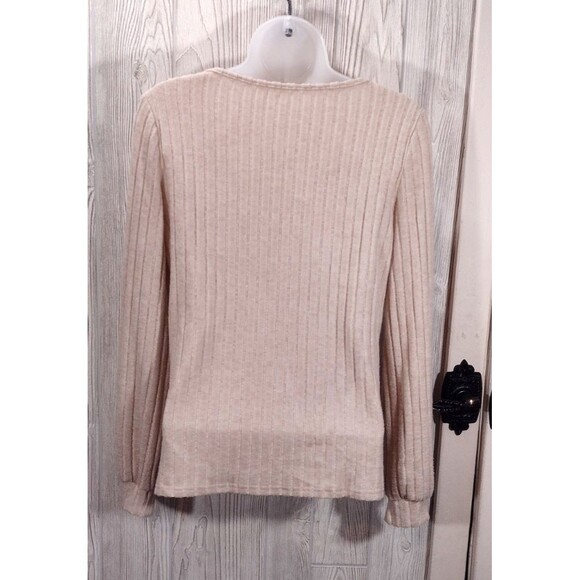 BOHO Sweater Womens S Chic Beige Lace Crochet Patchwork Feminine Unbrand - Picture 8 of 12